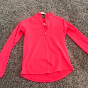 Justice three quarter zip jacket.. zipper working